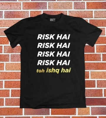 Creative Ideas Cotton Printed Half Sleeves Round Neck Mens T-Shirts Roposo Clout